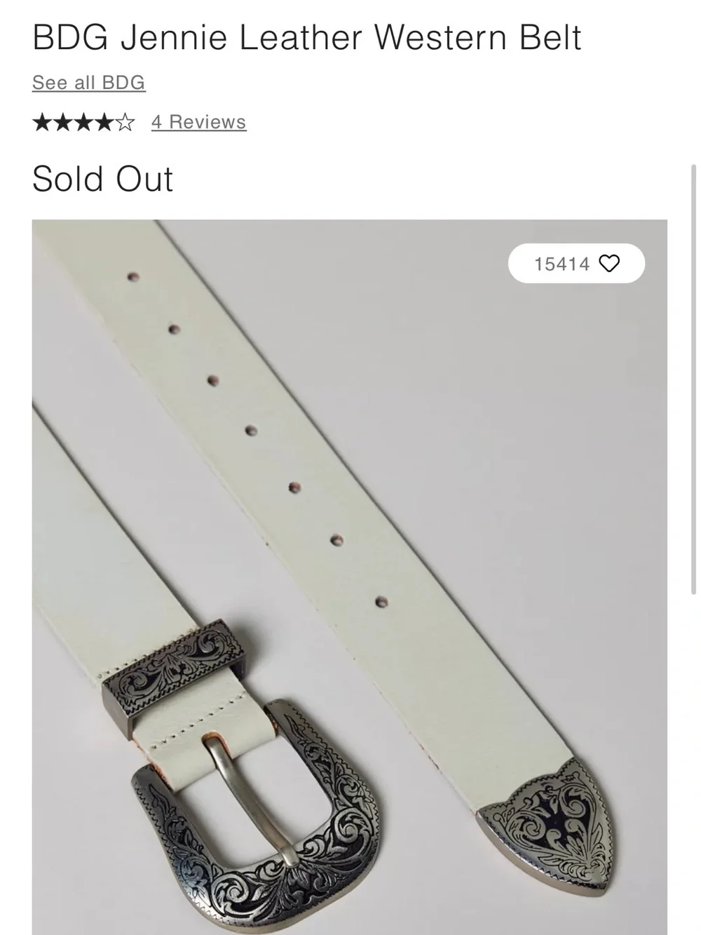 BDG sold out